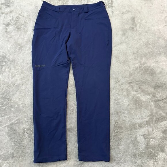 Marmot Scree Outdoor Pants Blue Women's size 12 Hiking Camping - Picture 1 of 7